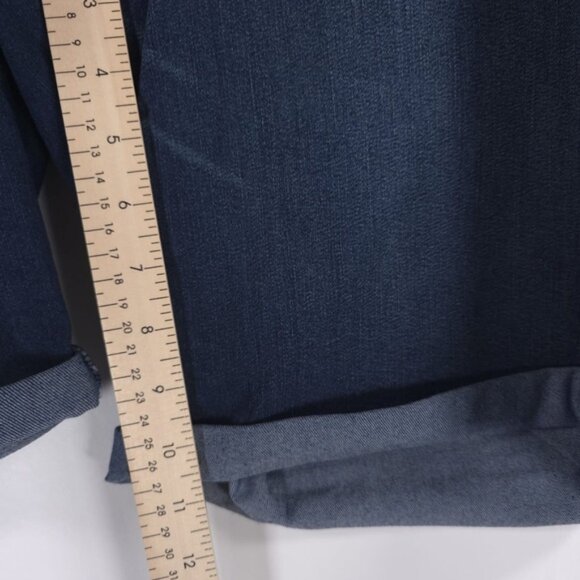 NWT DEMOCRACY Ab Solution CORE ESSENTIAL‎ Denim Jean Shorts Mold & Hold Size 24W - Picture 8 of 12